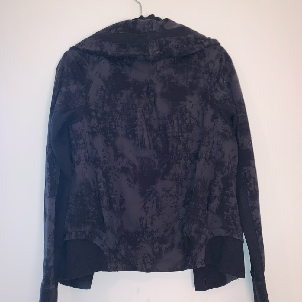 Lululemon To Class Jacket Deep Coal Black Tie Dye - Picture 4 of 8